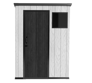 מחסן גינה קומפקטי דגם PP54 של הרלידן במבט חזית